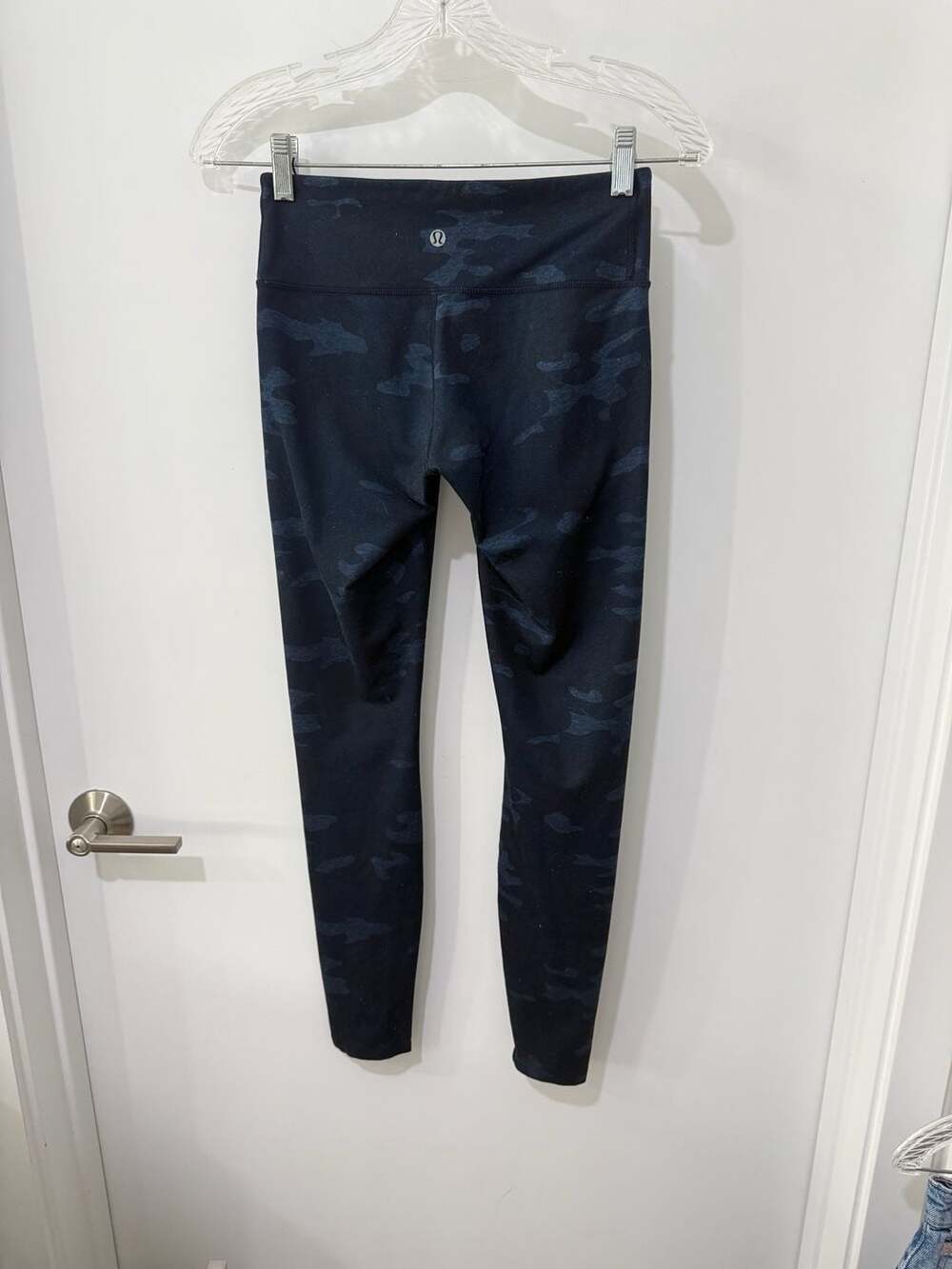 Lululemon Camo Leggings Size 4 Black Multi High Rise Athletic Pants - Picture 2 of 7